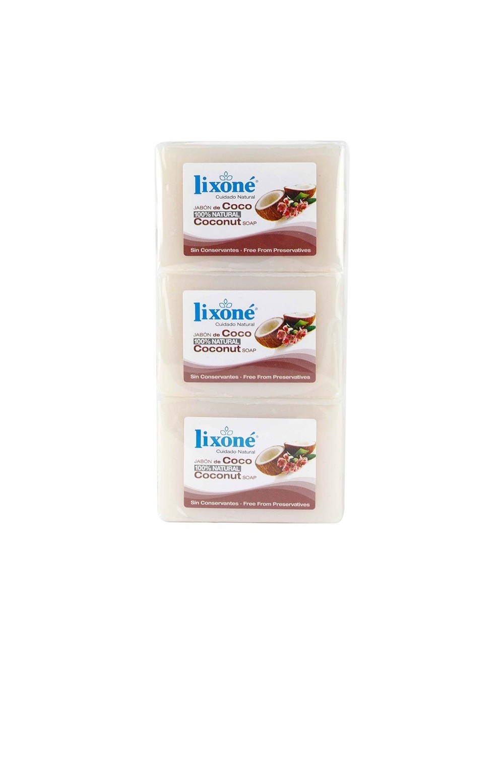 LIXONÉ - Lixoné Coconut Soap Dry Skin 3x125g