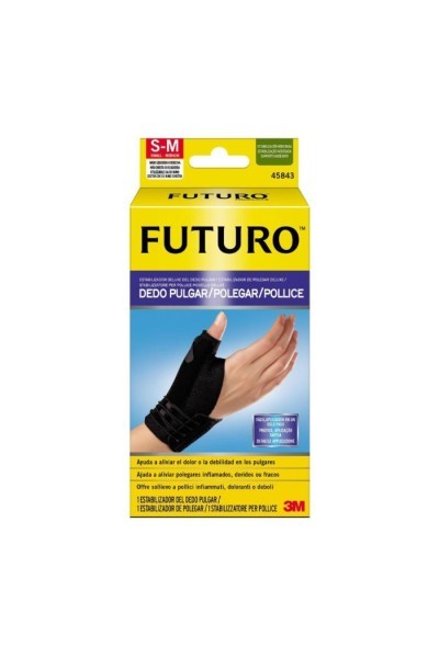 3M Futuro Thumb Finger Stabilizer Left Or Right Hand Size S-M