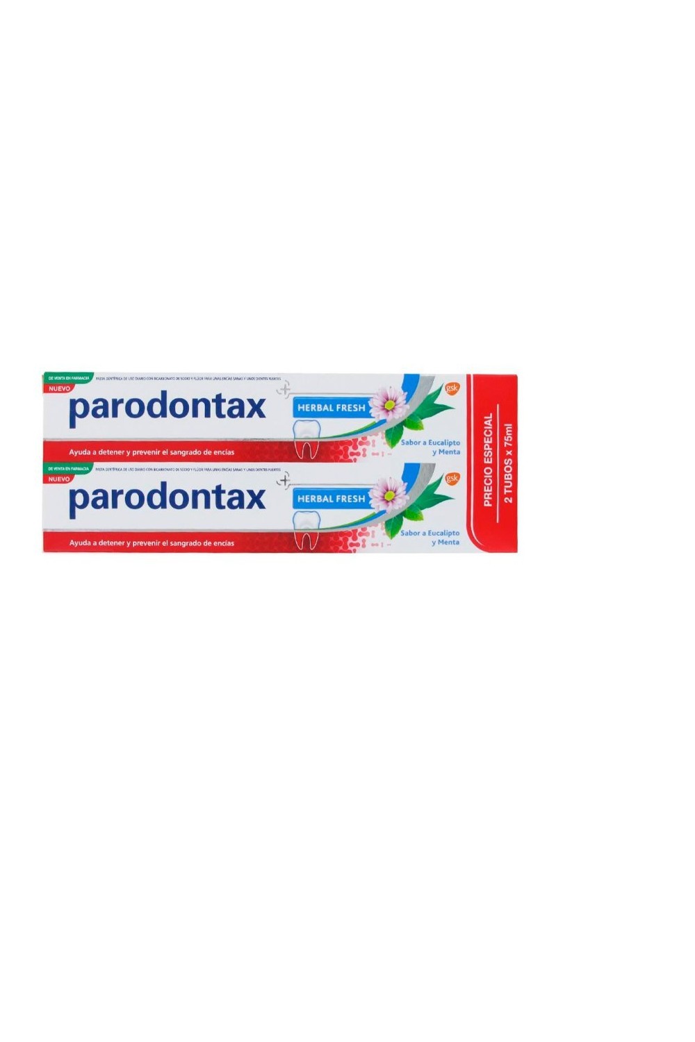 PARODONTAX - Paradontax Duplo Herbal Fresh 75ml
