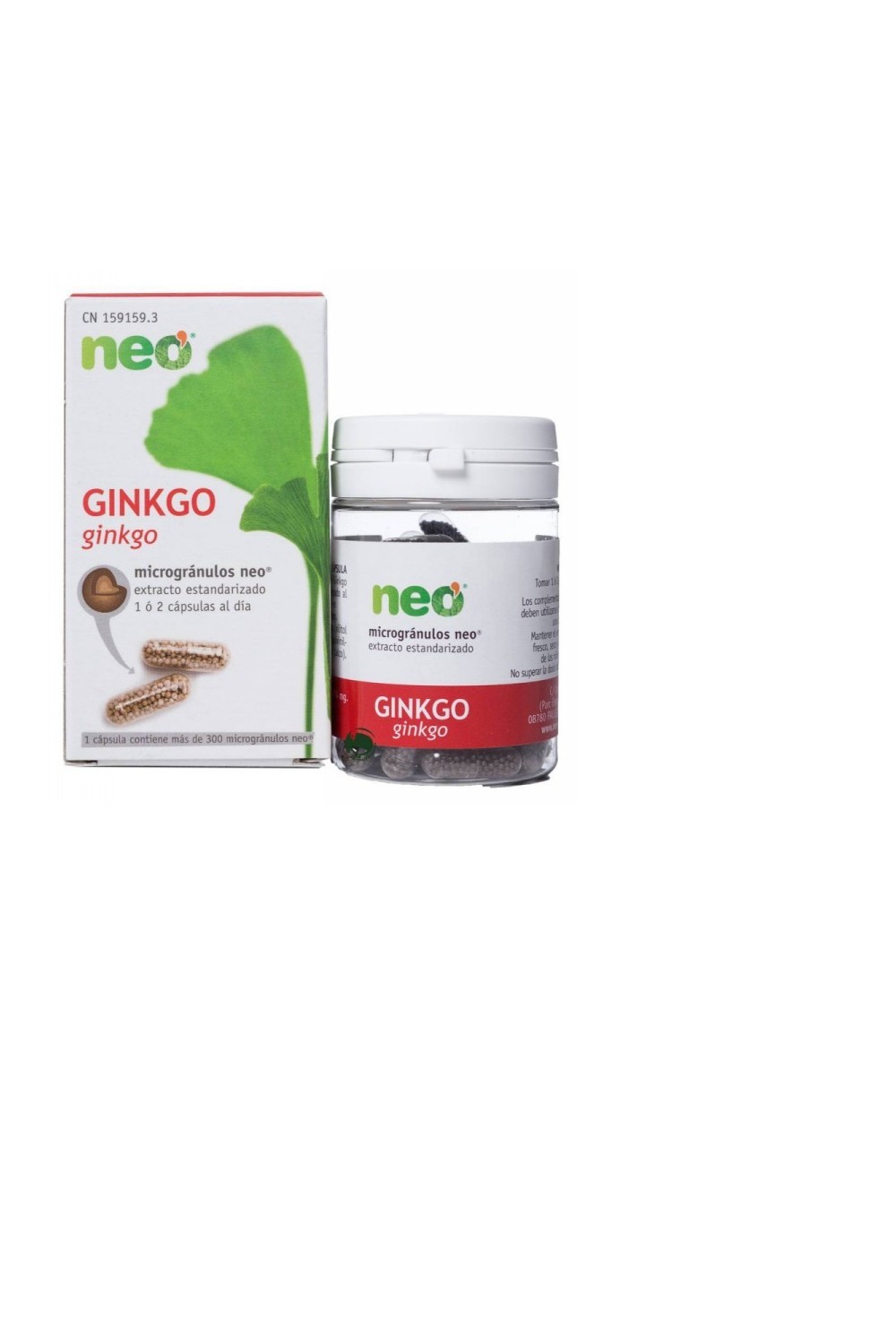 Neo Ginkgo Biloba Microgranules 45 Capsules