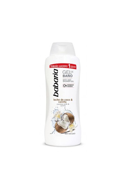 Babaria Coconut Milk & Vanilla Shower Gel 1000ml